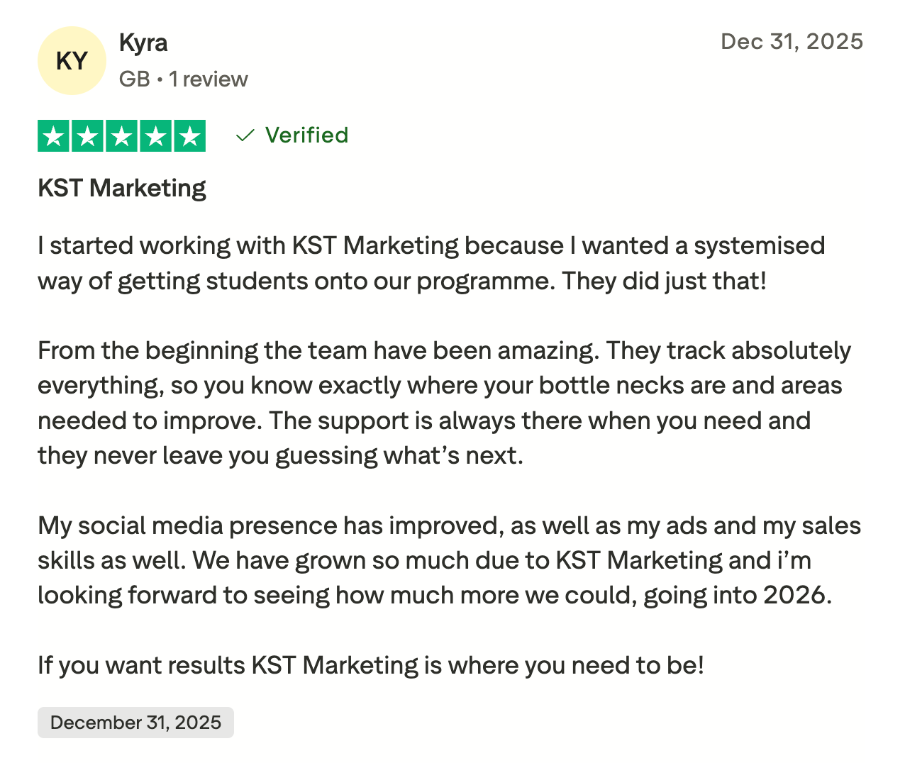 Review by Kyra